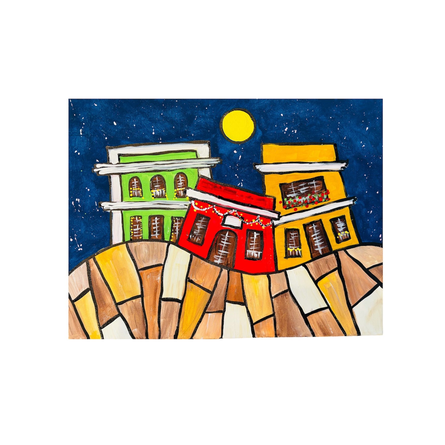 Casitas de Colores in Old San Juan – 8×10 Art Kit