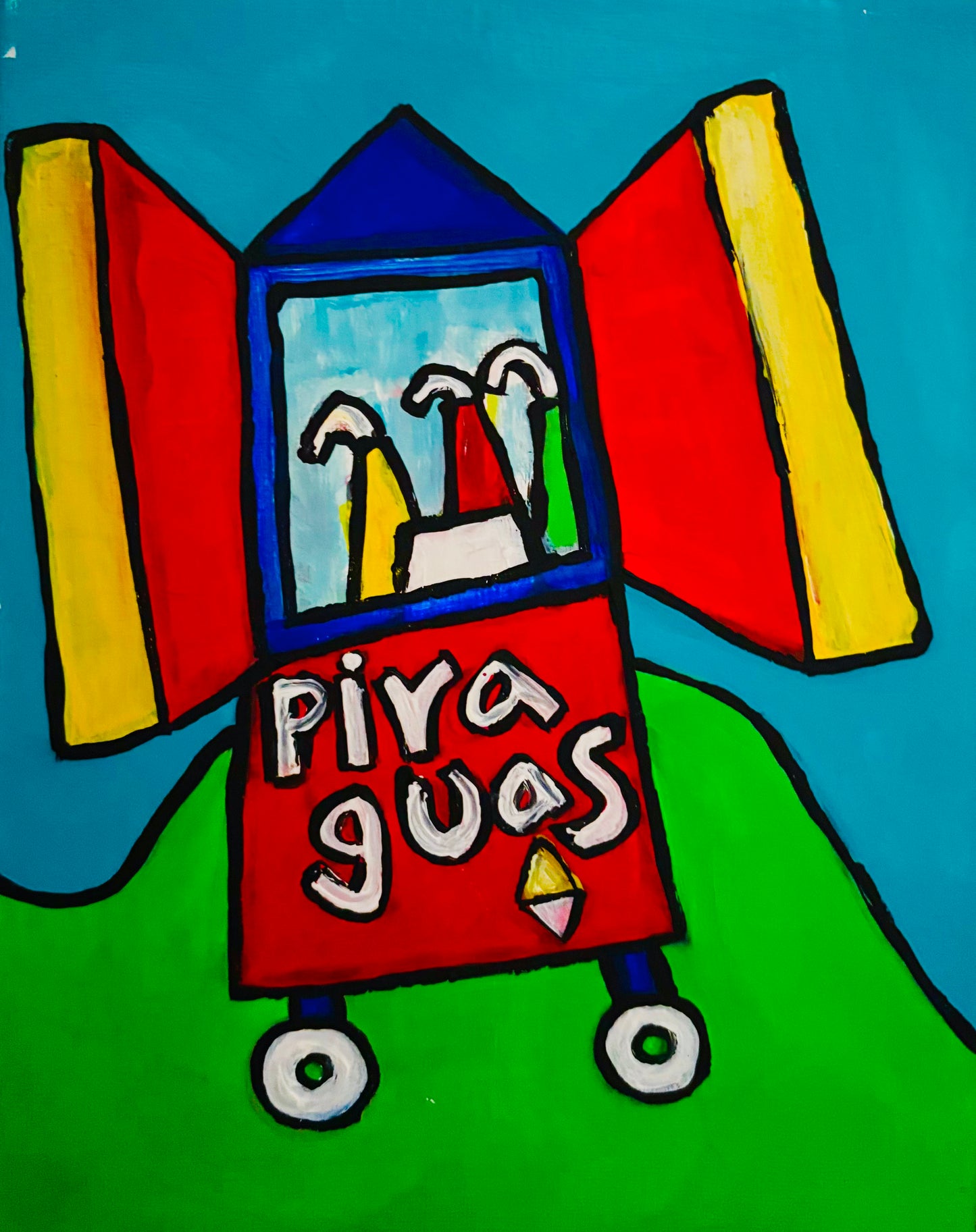 Carrito de Piraguas – 8×10 Art Kit