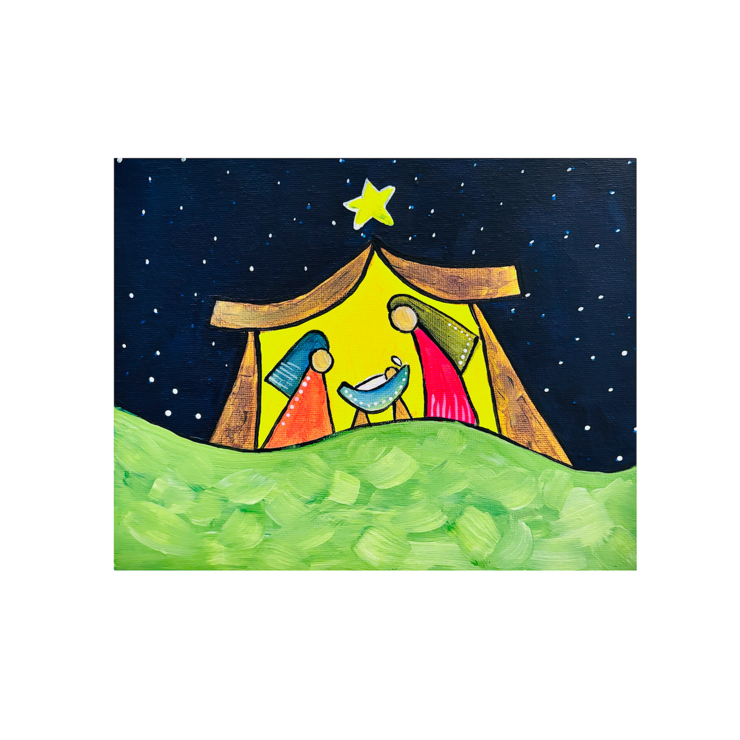 Nativity Night – 8×10 Art Kit