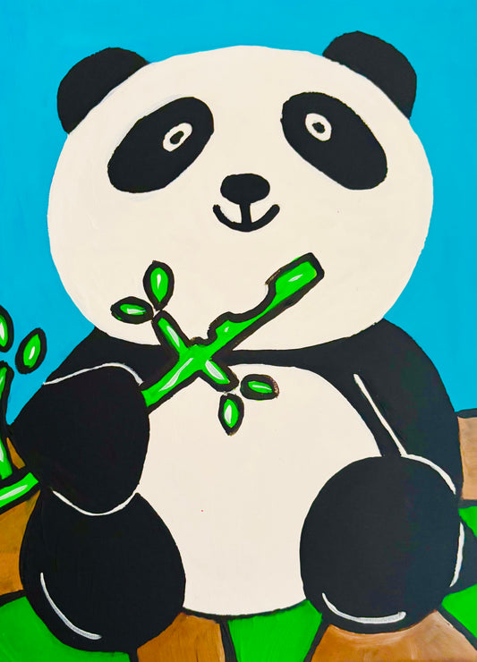 Happy Panda – 8×10 Art Kit