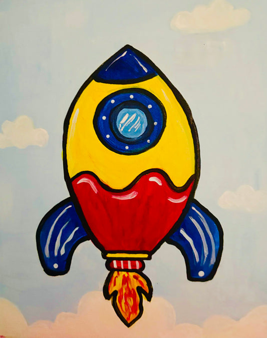Rocket to the Sky – 8×10 Art Kit