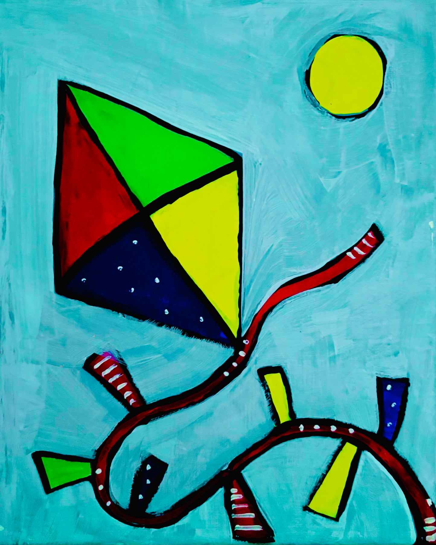 A volar chiringa en El Morro – 8×10 Art Kit