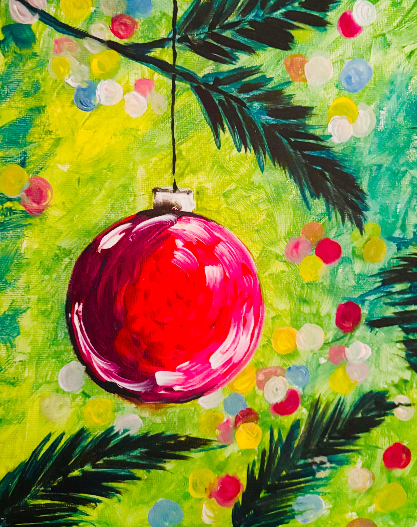 Christmas Ornament - 8x10 Art Kit