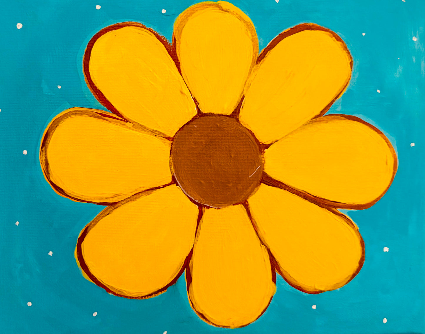 Yellow Sunshine Daisy – 8×10 Art Kit