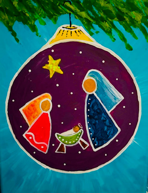Nativity Ornament – 8×10 Art Kit