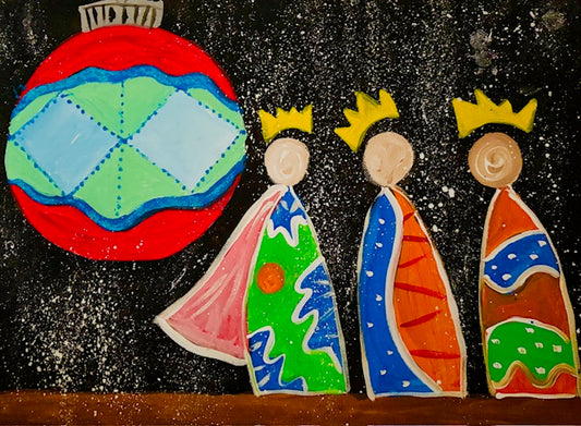 Three Kings & Ornament – 8×10 Art Kit